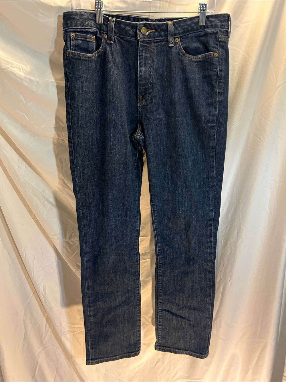 Boston Proper Slim Straight Dark Blue Jeans